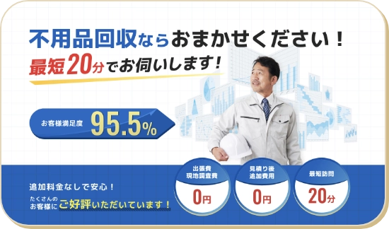 不用品回収業者のWEBサイト